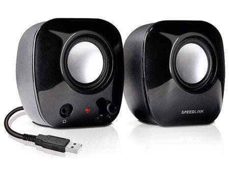 Altavoces estéreo Speedlink USB Negro